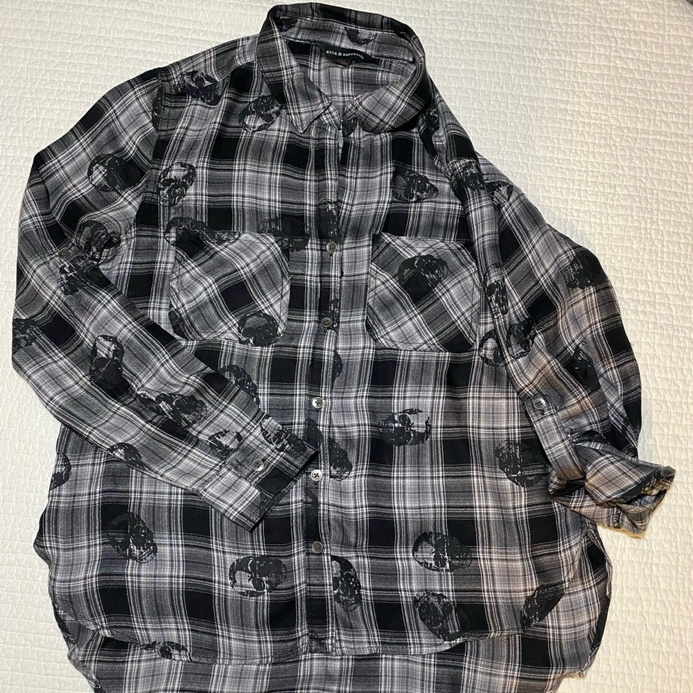 ROCK & REPUBLIC BLOUSE SZ XL